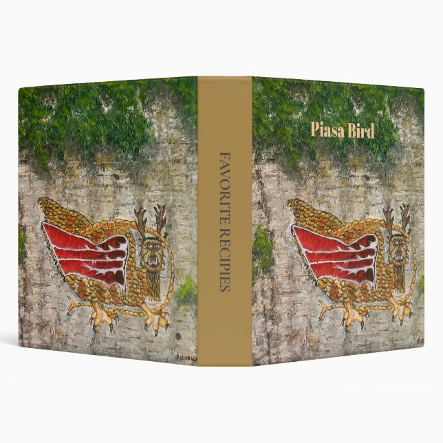 Piasa Bird Native American Legend Binder (Background)