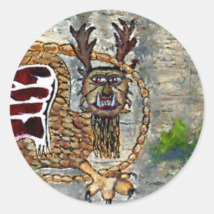 Piasa Bird Native American Legend Classic Round St Sticker