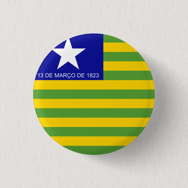 Piauí, Brazilian state flag button (Front)