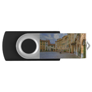 Piazza Anfiteatro, Lucca City, Italy Flash Drive