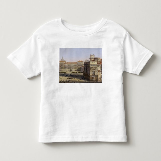 Piazza Castello, Turin, engraved by F. Citterio (c Toddler T-shirt (Front)