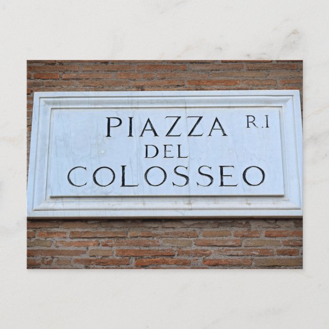 Piazza del Colosseo - Roma, Italia Postcard (Front)