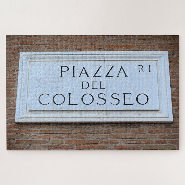 Piazza del Colosseo - Rome Colosseum 20x30 1014 pc Jigsaw Puzzle (Horizontal)