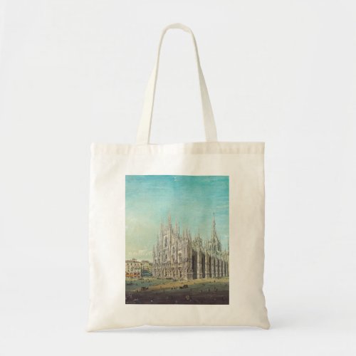 Piazza del Duomo in Milan by Carlo Bossoli   Tote Bag