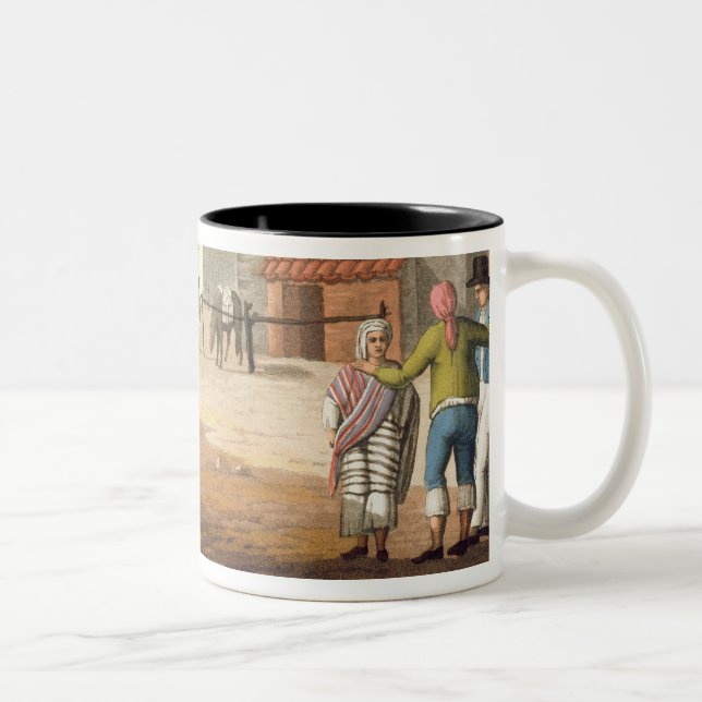 Piazza del Mercato, Buenos Aires, Argentina, from Two-Tone Coffee Mug (Right)
