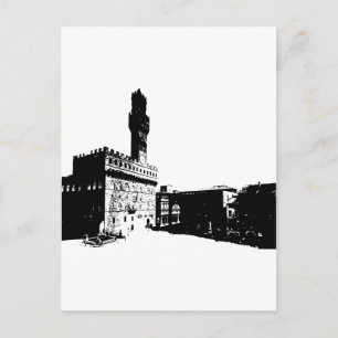 Piazza della Signoria in Florence in Central Italy Postcard