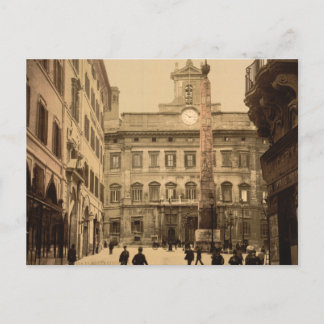 Piazza di Monte Citorio, Rome, Italy Postcard