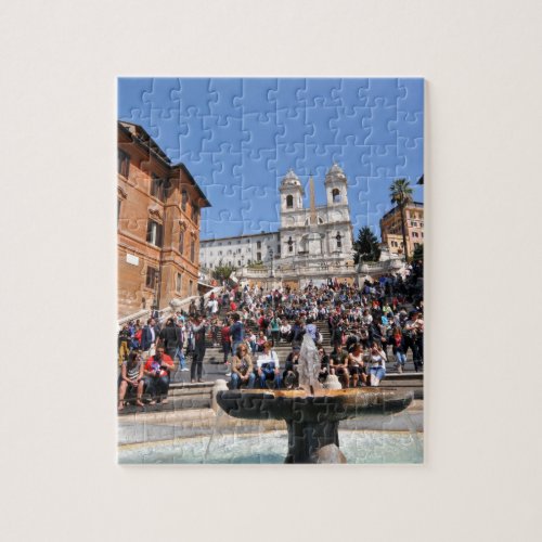 Piazza di Spagna Rome Italy Jigsaw Puzzle