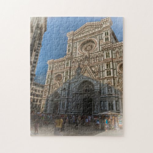 Piazza Duomo Florence Italy Jigsaw Puzzle