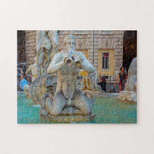 Piazza Navona  Rome Italy  Jigsaw Puzzle