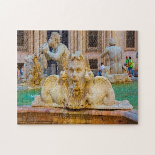 Piazza Navona  Rome Italy  Jigsaw Puzzle