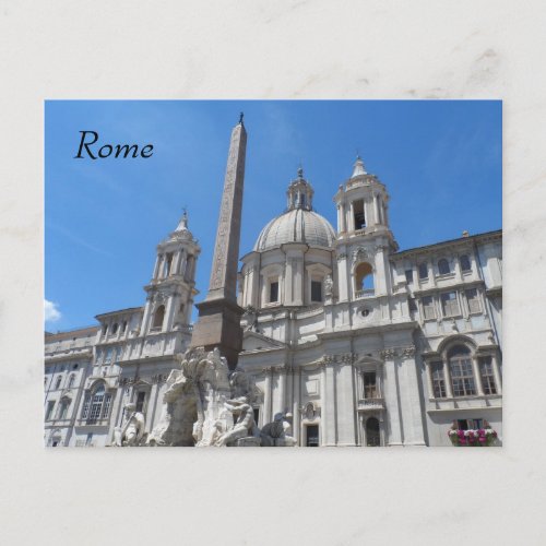 Piazza Navona_ Rome Italy Postcard
