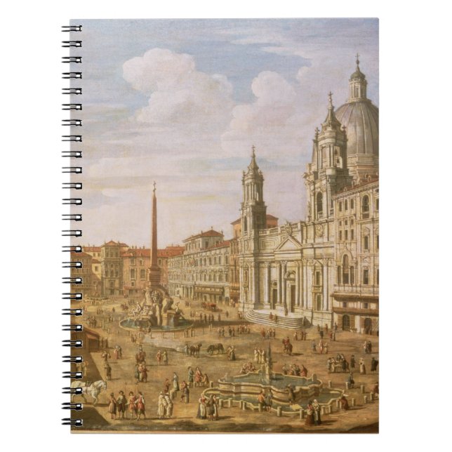 Piazza Navona, Rome, looking South towards Palazzo Notebook (Front)