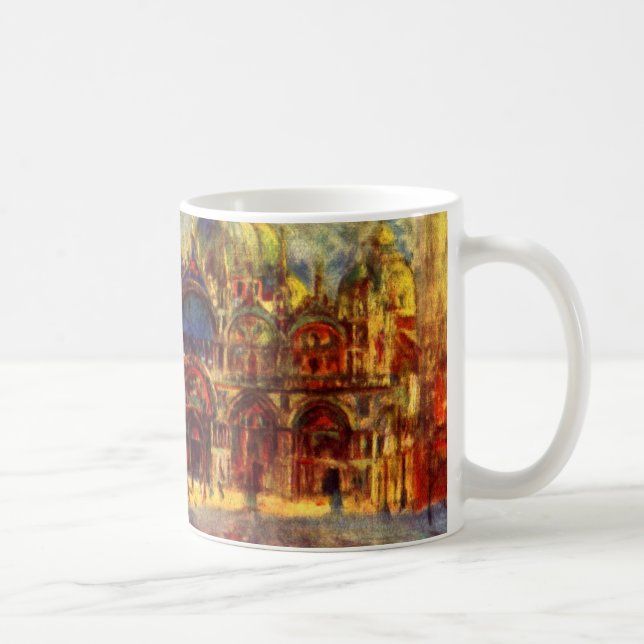 Piazza San Marco, Venice by Pierre Renoir Coffee Mug (Right)