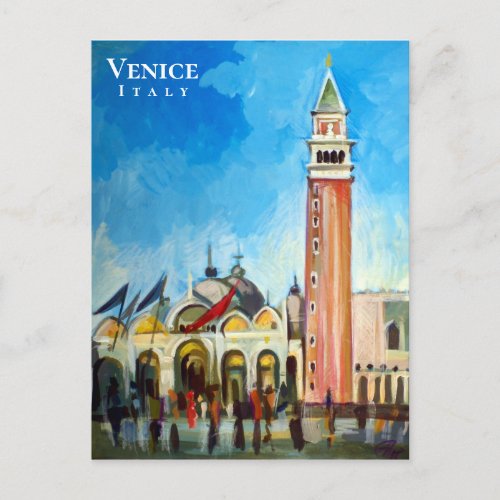 Piazza San Marco _ Venice Italy Postcard