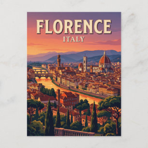 Piazzale Michelangelo Italy Postcard
