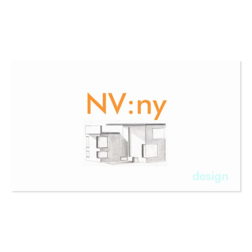 Customizable Pic, NV:ny, design - Customized Business Card Template