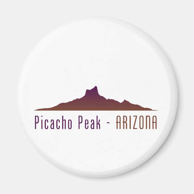 Picacho Peak - Arizona Magnet (Front)