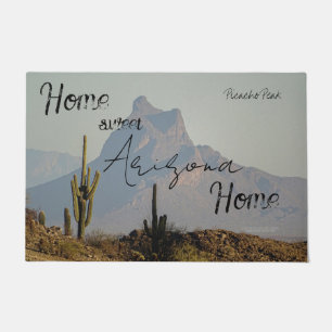 Picacho Peak Arizona Southwest Desert Mountain Doormat