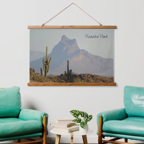Picacho Peak Arizona Southwest Desert Mountain Hanging Tapestry