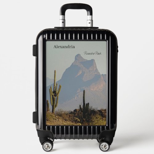 Picacho Peak Arizona Southwest Desert Mountain Luggage