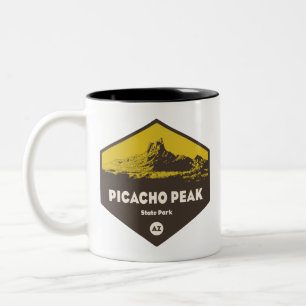 Picacho Peak State Park Arizona Two-Tone Coffee Mug
