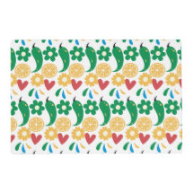 Picante Fiesta Chili Colorful Pattern