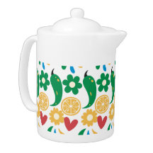 Picante Fiesta Chili Colorful Pattern