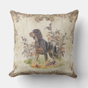 Picardy Spaniel , Bird hunting   Outdoor Pillow