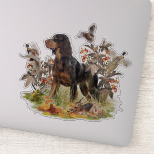 Picardy Spaniel , Bird hunting Sticker