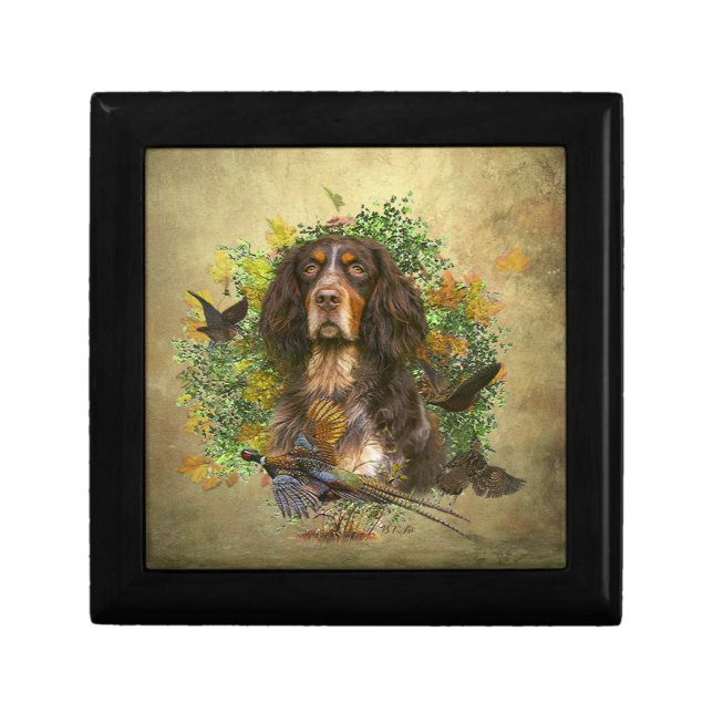 Picardy Spaniel , Hunting season   Gift Box (Front)