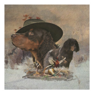 Picardy Spaniel , Hunting Season    Photo Print