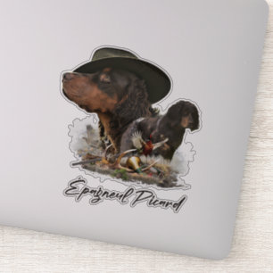 Picardy Spaniel , Hunting Season Sticker