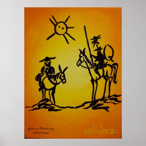 Picasos Don Quixote Poster
