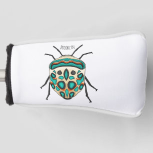 Picasso bug cartoon illustration golf head cover