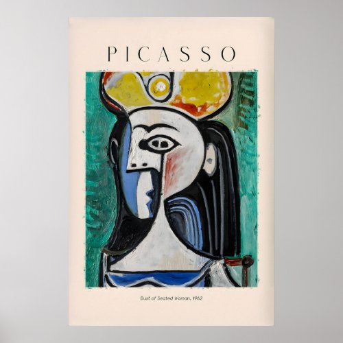 Picasso Bust Seated Woman962 Art Print Abstract