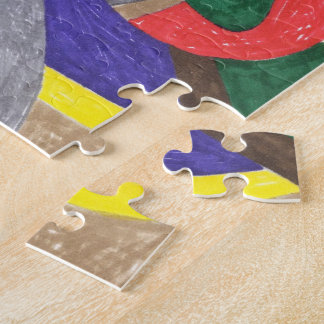 "Picasso Cat" Abstract Art Jigsaw Puzzle