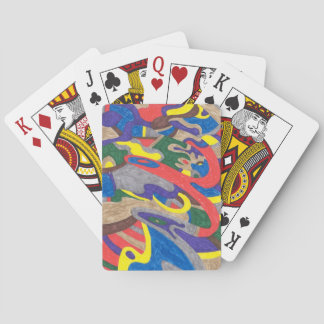 "Picasso Cat" Abstract Art Poker Cards