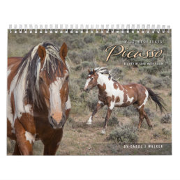 Picasso II Wild Horse Wall Calendar