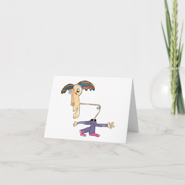 Picasso People Note Card (Front)