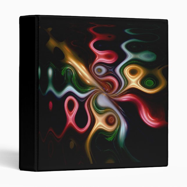 Picasso Rose 3 Ring Binder (Front/Spine)