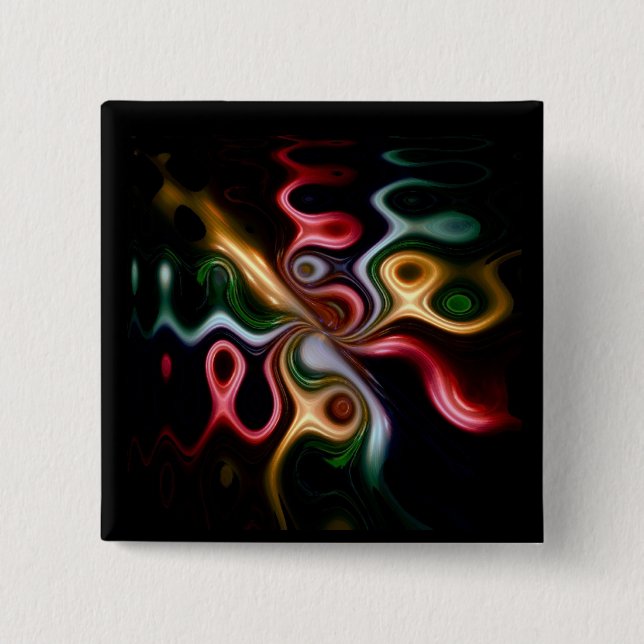 Picasso Rose Pinback Button (Front)