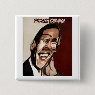 picassobama pinback button
