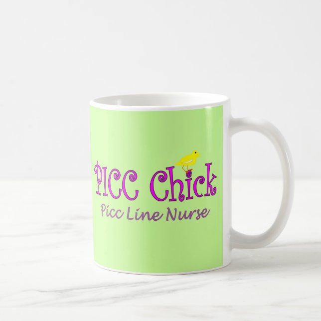 PICC Chick---PICC LINE Insertion NurseGifts Coffee Mug (Right)