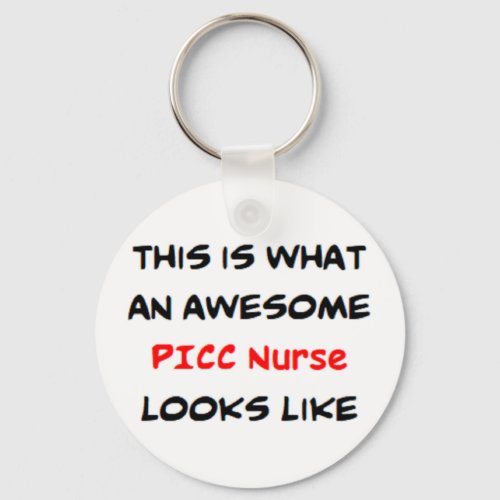 picc nurse awesome keychain