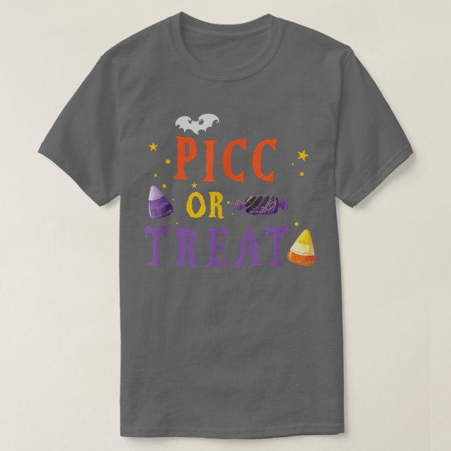 PICC Nurse Halloween Cute VAT Vascular Access Team T-Shirt (Design Front)
