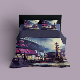 Piccadilly Circus Duvet Cover