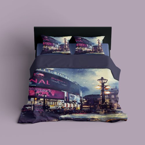 Piccadilly Circus Duvet Cover