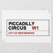 Piccadilly Circus London (Front/Back)