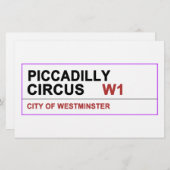 Piccadilly Circus London (Front/Back)